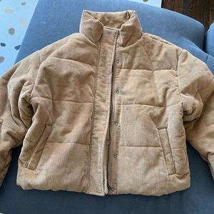 RVCA Eezeh Corduroy Puffer Jacket.
